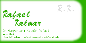 rafael kalmar business card